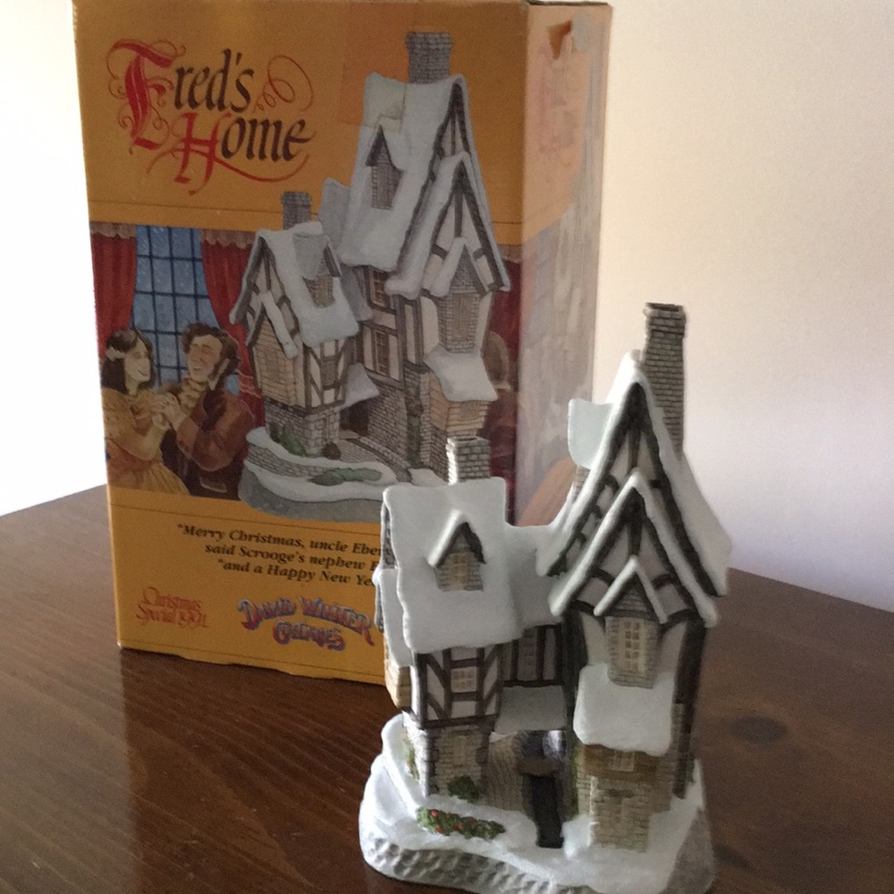 Fred’s Home 1991 D. Winter sp. ed. Christmas cottage.